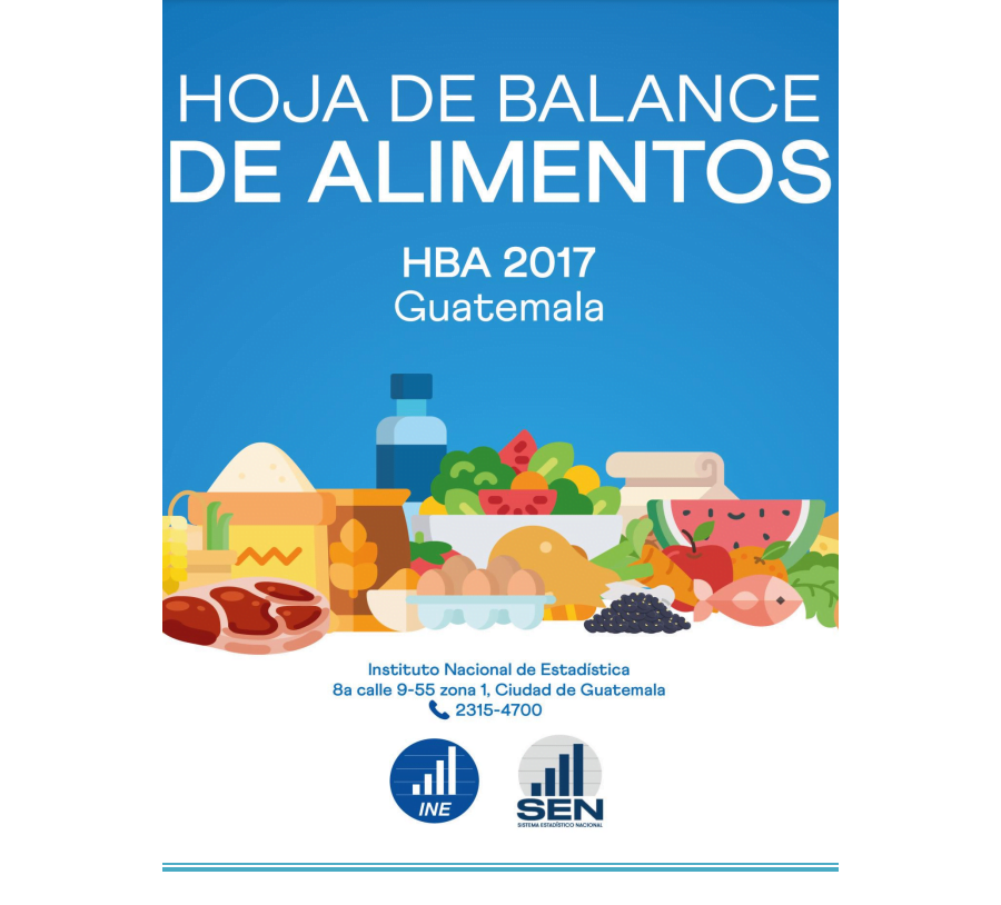 Hoja de balance de alimentos